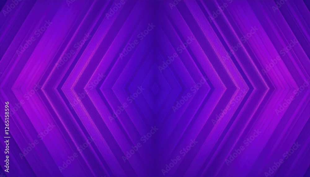 Fototapete geometric purple gradient background with layered diamond pattern for tech visual, presentation