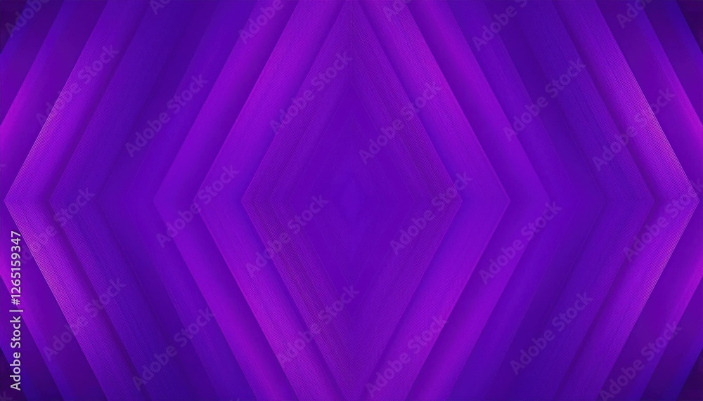 Fototapete geometric purple gradient background with layered diamond pattern for tech visual, presentation