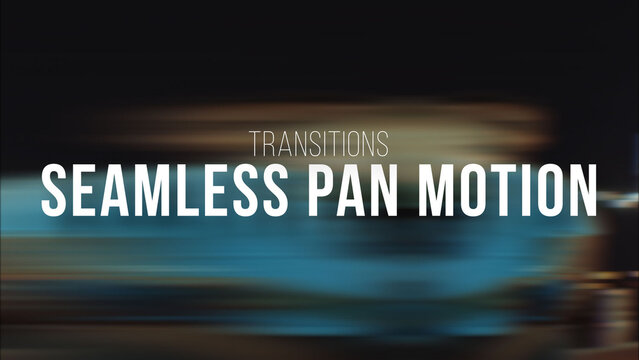 Seamless Pan Motion Transitions | Drag and Drop Style