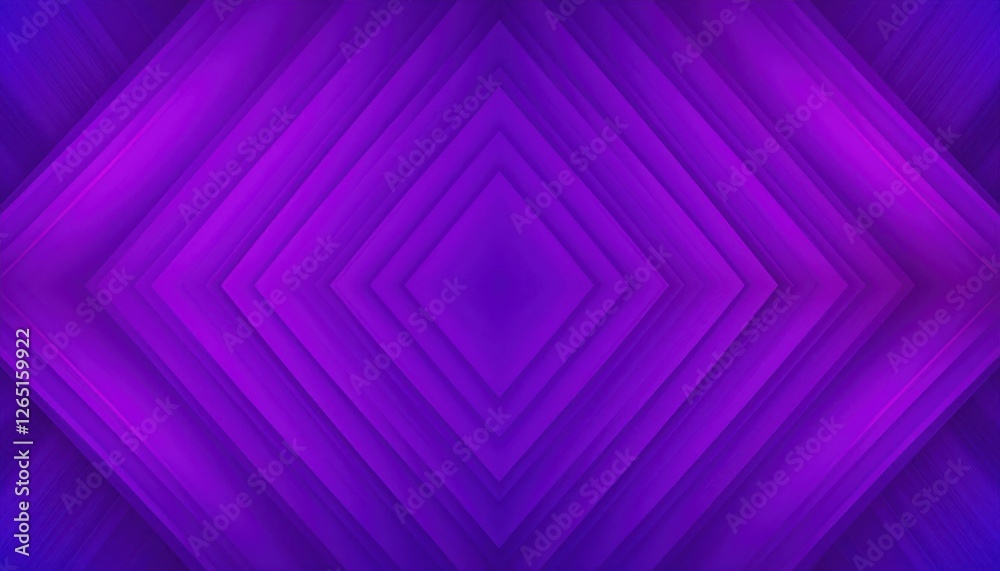 Fototapete geometric purple gradient background with layered diamond pattern for tech visual, presentation