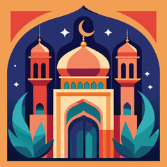 ramadan poster vector