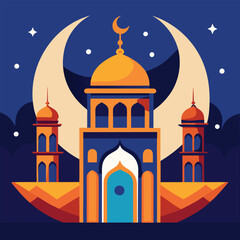 ramadan poster vector