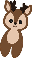 루돌프, 사슴, 크리스마스, animal, 벡터, 개, 곰, 귀여운, 갈색, 애완 동물, 강아지, 네이처, 동물원