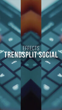 Trend Split Social Effects | Drag and Drop Style