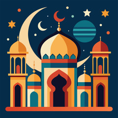 ramadan poster vector
