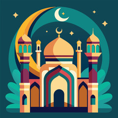 ramadan poster vector