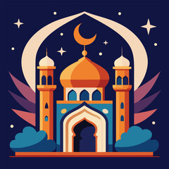 ramadan poster vector