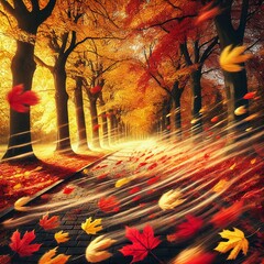 Golden Autumn Breeze