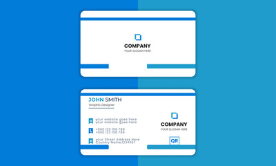 modern business card print templates, double-sided business card design templates.
