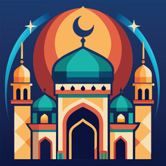 ramadan poster vector