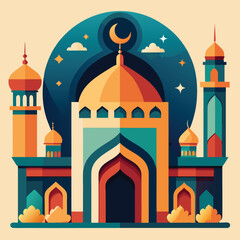 ramadan poster vector