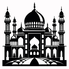 Ramadan & Eid Mubarak vector illustration