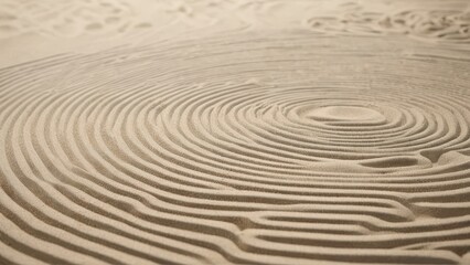  intricate patterns of tranquility in fine sand