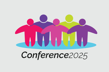Colorful Logo Template for Conference or Youth Summit