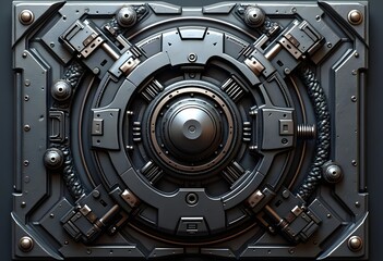 Stylized of a steampunk mechanical
