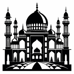 Ramadan & Eid Mubarak vector illustration 