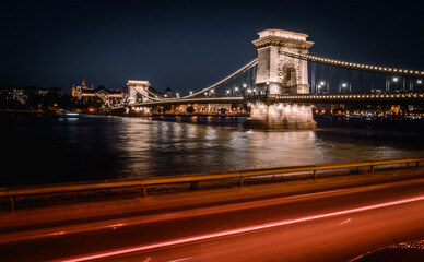 Fototapeta premium Budapest chain bridge