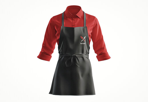 Waiter Staff Uniform Mockup