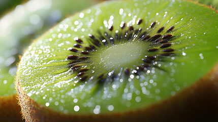 close up of kiwi