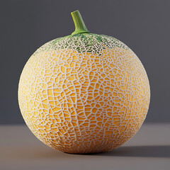melon isolated on white background