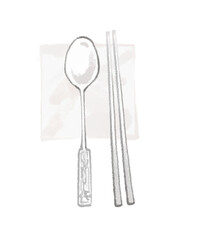 spoon and chopsticks