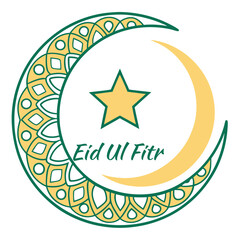 Ramadan & Eid Mubarak vector illustration