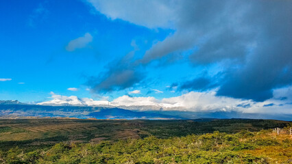 Obraz premium Argentina's Bainai National Park - Park and glacier landscape