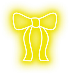 Neon Outline Ribbon