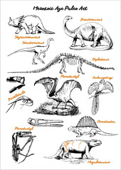 Mesozoic Age Paleo Art