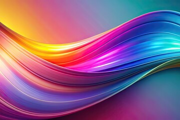 Smooth Shapes, Abstract Curves, Minimalist Design, Copy Space