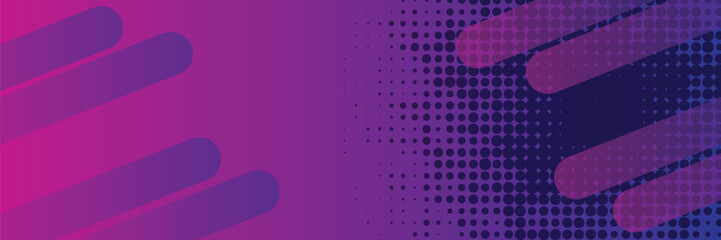 Modern dark blue purple gradient background with diagonal geometric shape and element.