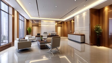 Modern Luxury Office Interior Design - Modern Minimalism