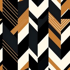 Fototapeta premium Abstract squares form a seamless geometric pattern