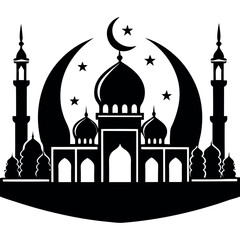 Ramadan & Eid Mubarak vector illustration 