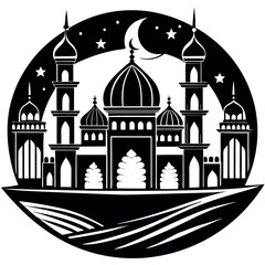 Ramadan & Eid Mubarak vector illustration 