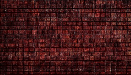 Fototapeta premium textured red brick wall with weathered surfaces, antique pattern, grunge graphic background for design element