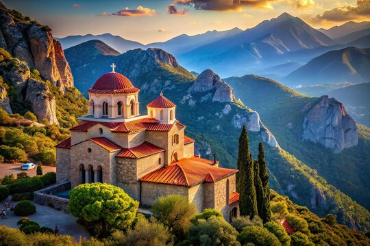 Stunning Church of Saint Paraskevi, Othonoi, Greece - Rule of Thirds