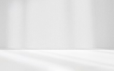 A minimalist white studio background perfect for product presentations and design projects.