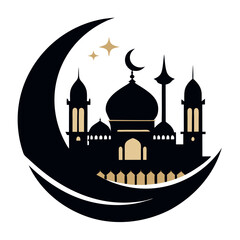 Ramadan & Eid Mubarak vector