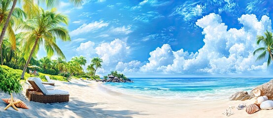 The summer beach scene, with its sand dunes and shell fragments, creates a lovely setting with lots of room for photographs