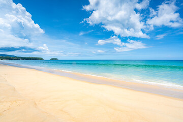 Fototapeta premium Tropical sea summer beach nature background