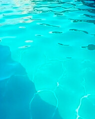 Obraz premium blue water surface