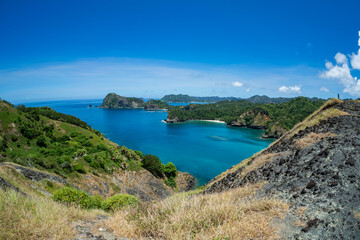 Fototapeta premium 中山峠から見る小港海岸 小笠原