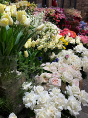 flowers in a flower shop