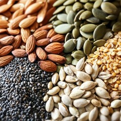 Obraz premium close up of sunflower seeds