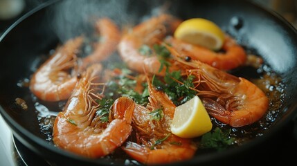 Sizzling Shrimp Scampi: A Delicious Culinary Seafood Experience