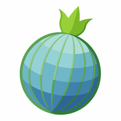 ribbed kohlrabi globe 