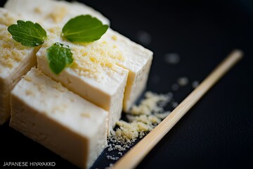 Silky Hiyayakko Tofu Salad Close-up