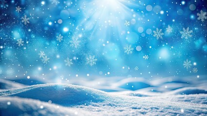 Naklejka premium Winter Snowdrift Background with Copy Space