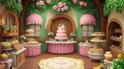 Rose Bakery Pastry Shop Interior